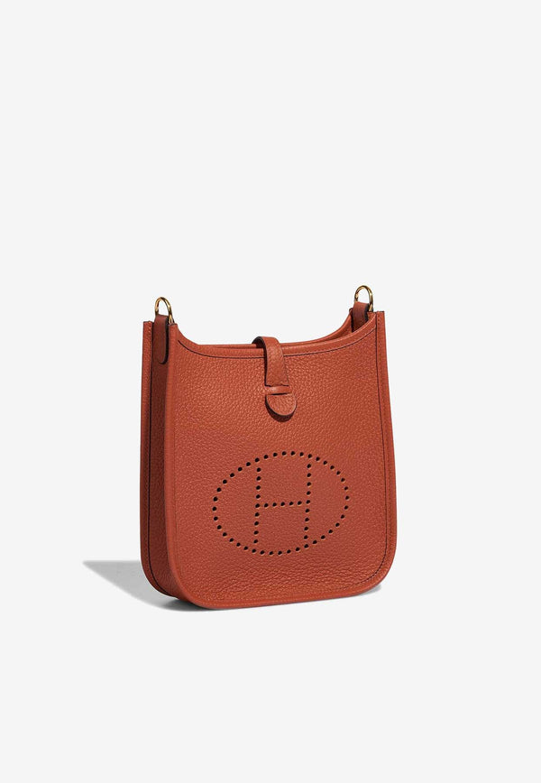 Hermès Evelyne 16 in Cuivre Taurillon Clemence Leather with Gold Hardware