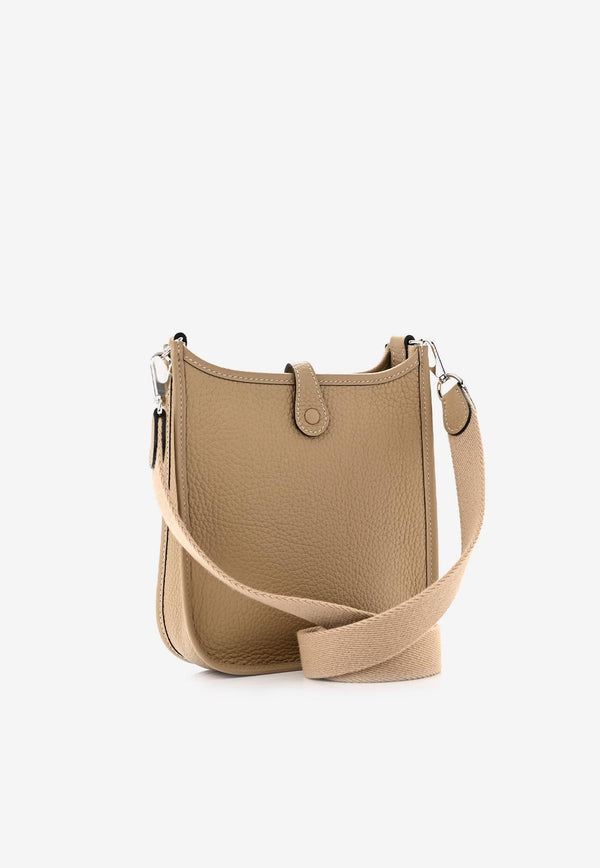 Hermès Mini Evelyne 16 Amazone in Trench Clemence Leather with Palladium Hardware