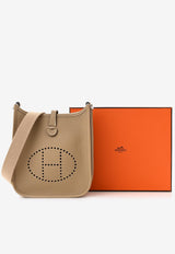 Hermès Mini Evelyne 16 Amazone in Trench Clemence Leather with Palladium Hardware