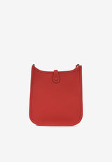 Hermès Mini Evelyne 16 in Vermillion Clemence Leather with Gold Hardware