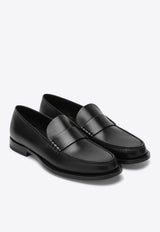 The Row Novus Calf Leather Loafers Black F1553L600/P_THERO-BLK