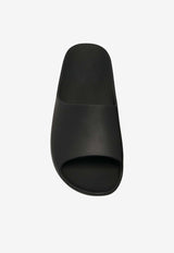The Row Ama Rubber Slides Black F1657RC4/Q_THERO-BLK