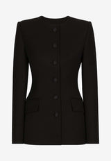 Dolce & Gabbana Wool-Blend Tailored Jacket F26W2T HUMF2 N0000
