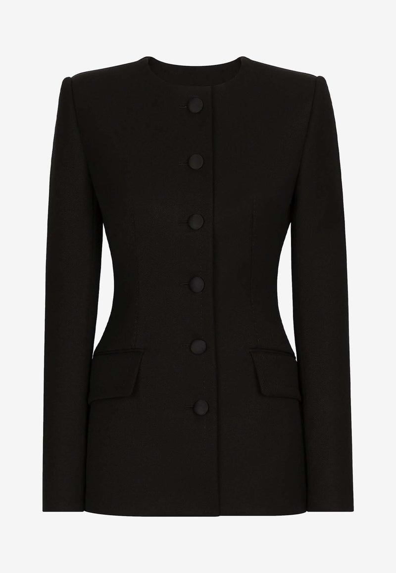 Dolce & Gabbana Wool-Blend Tailored Jacket F26W2T HUMF2 N0000