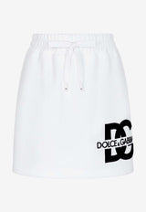 Dolce & Gabbana Logo-Embroidered Jersey Mini Skirt F4CSKZ GDB7B W0800