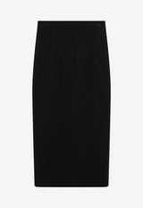 Dolce & Gabbana Wool Pencil Skirt Black F4DAMTHU2BB/R_DOLCE-N0000