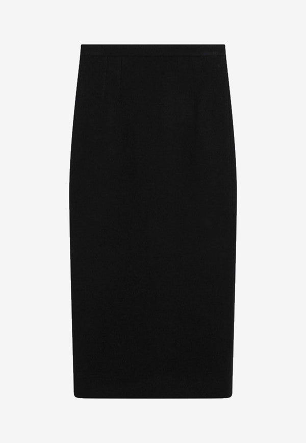 Dolce & Gabbana Wool Pencil Skirt Black F4DAMTHU2BB/R_DOLCE-N0000