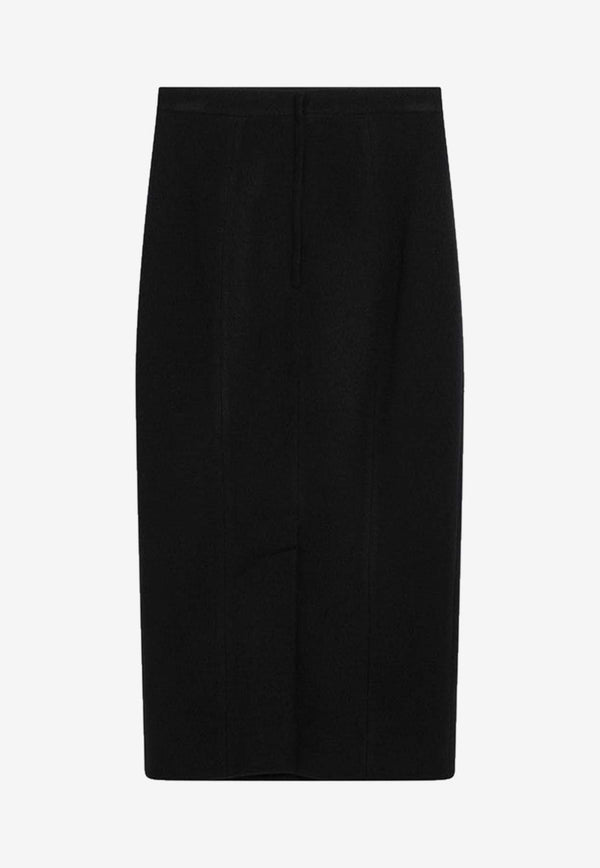Dolce & Gabbana Wool Pencil Skirt Black F4DAMTHU2BB/R_DOLCE-N0000