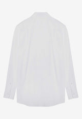 Dolce & Gabbana Long-Sleeved Poplin Shirt White F5S76TGDCOL/P_DOLCE-W0800