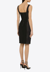 Dolce & Gabbana Denim Bustier Knee-Length Dress F63G9DG8KQ3/O_DOLCE-S9001