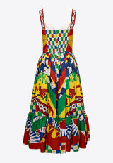 Dolce & Gabbana Carretto Print Mini Dress Multicolor F6AMAT FI5GX HH4KX