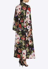 Dolce & Gabbana Rose Garden Maxi Shirt Dress F6EAMTIS1SN/O_DOLCE-HN4YA