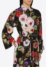 Dolce & Gabbana Rose Garden Maxi Shirt Dress F6EAMTIS1SN/O_DOLCE-HN4YA