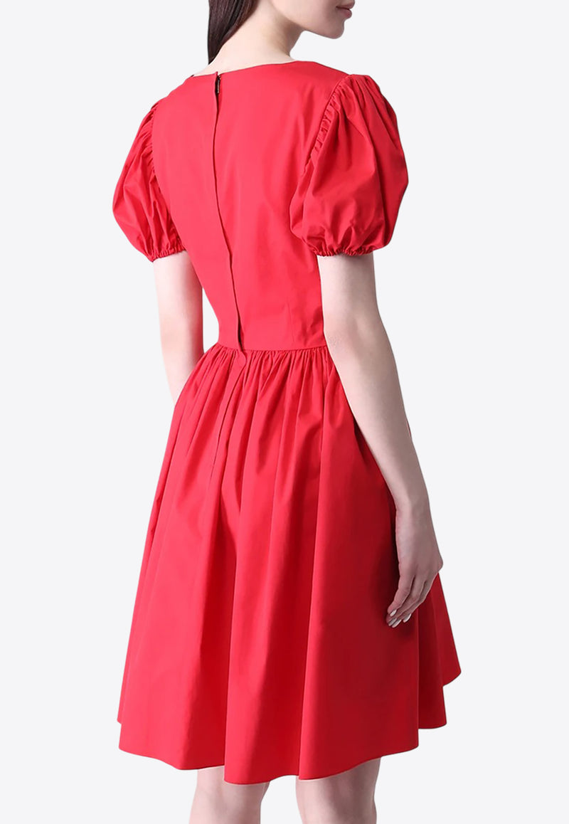 Dolce & Gabbana Sicilian Patchwork Flared Mini Dress Multicolor F6N0DT FU5GK R0156