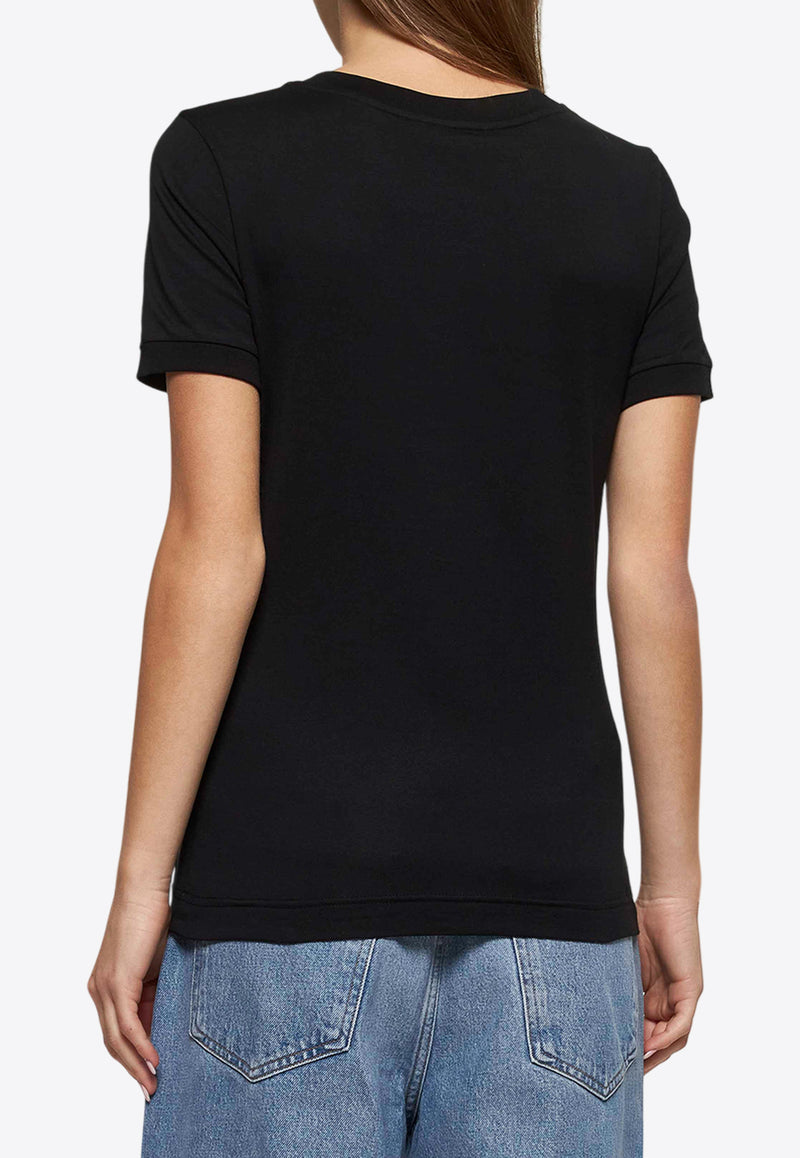 Dolce & Gabbana DG Logo T-shirt Black F8N08Z G7B3U N0000