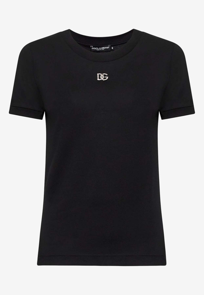 Dolce & Gabbana DG Logo T-shirt Black F8N08Z G7B3U N0000