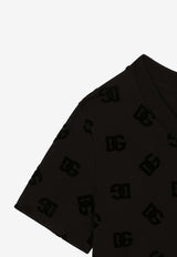 Dolce & Gabbana Logo Monogram Short-Sleeved T-shirt F8T00T GDB9K N0000