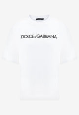 Dolce & Gabbana Logo Short-Sleeved T-shirt F8U10T G7H4P W0800 White