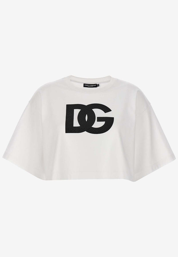 Dolce & Gabbana Logo Print Short-Sleeved T-shirt F8U81T GDB6Q W0800
