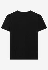 Dolce & Gabbana Embroidered Logo T-shirt Black F8V42ZGDDL1/S_DOLCE-N0000