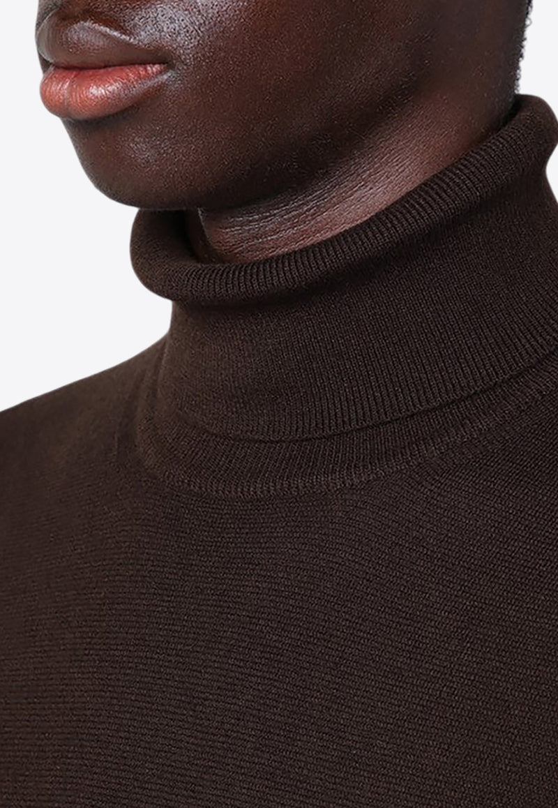 Loro Piana Turtleneck Cashmere Sweater Brown FAF9161WO/P_LORO-H0QL