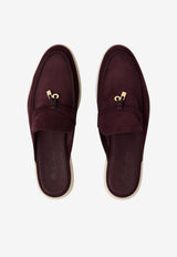Babouche Charms Walk Suede Loafers