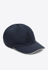 Loro Piana Logo Embroidered Baseball Cap Blue FAP9958NY/S_LORO-B1MM
