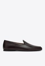 Loro Piana Anton Walk Loafers in Calf Leather Brown FAQ5605LE/S_LORO-H15Z