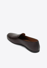 Loro Piana Anton Walk Loafers in Calf Leather Brown FAQ5605LE/S_LORO-H15Z