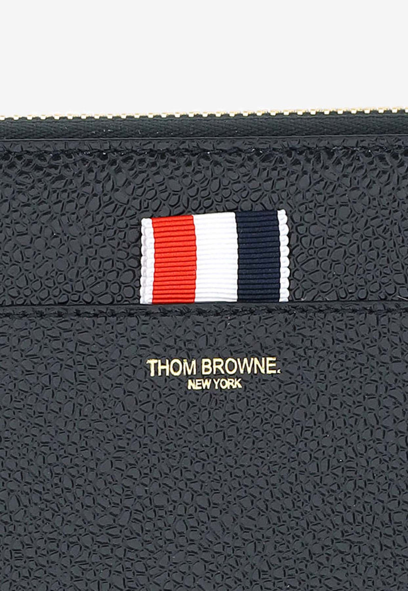 Thom Browne Pebbled Leather Zip-Around Wallet Black FAW013A_00198_001