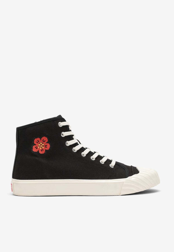 Kenzo Embroidered High-Top Sneakers FD55SN020F73CO/M_KENZO-99