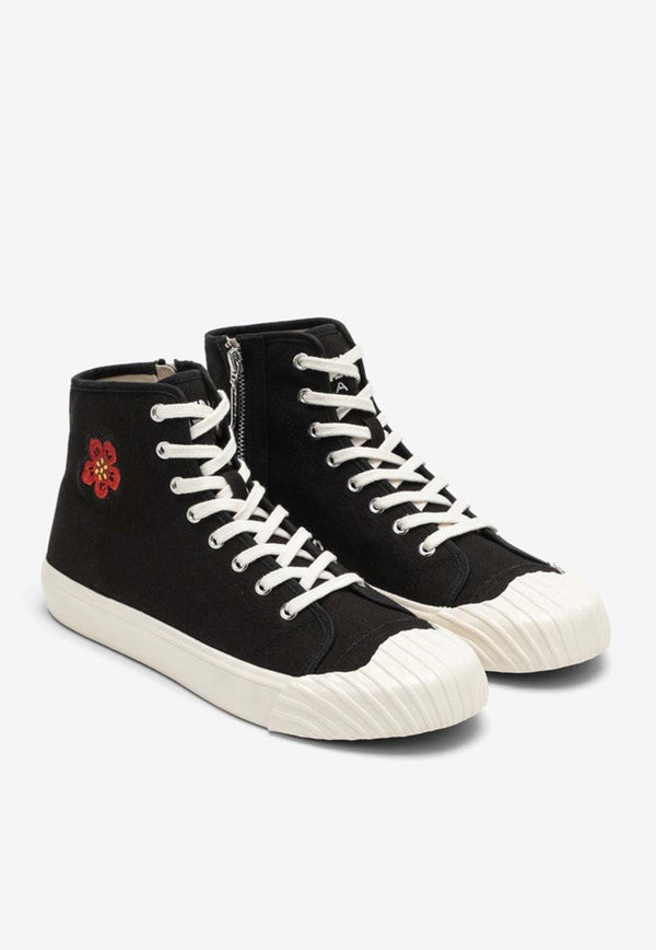 Kenzo Embroidered High-Top Sneakers FD55SN020F73CO/M_KENZO-99