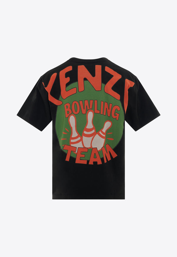 Kenzo Oversized Bowling T-shirt FD55TS4534SGBLACK