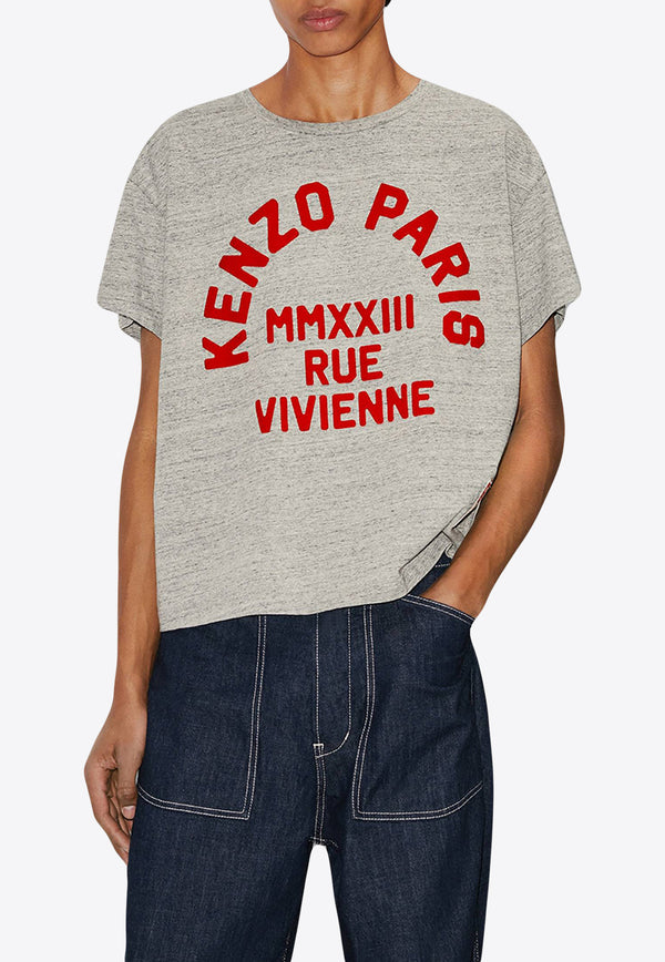 Kenzo Rue Vivienne Logo T-shirt FD55TS4594SCGREY