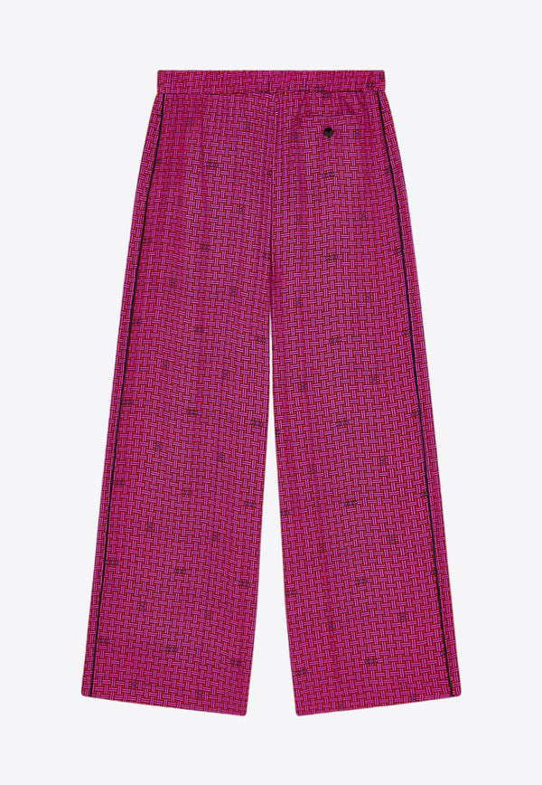 Kenzo Kenzo Weave Pajama Pants FE52PA0849O3FUCHSIA