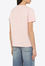 Kenzo Logo Short-Sleeved T-shirt FE52TS1184SOCO/O_KENZO-34 Pink
