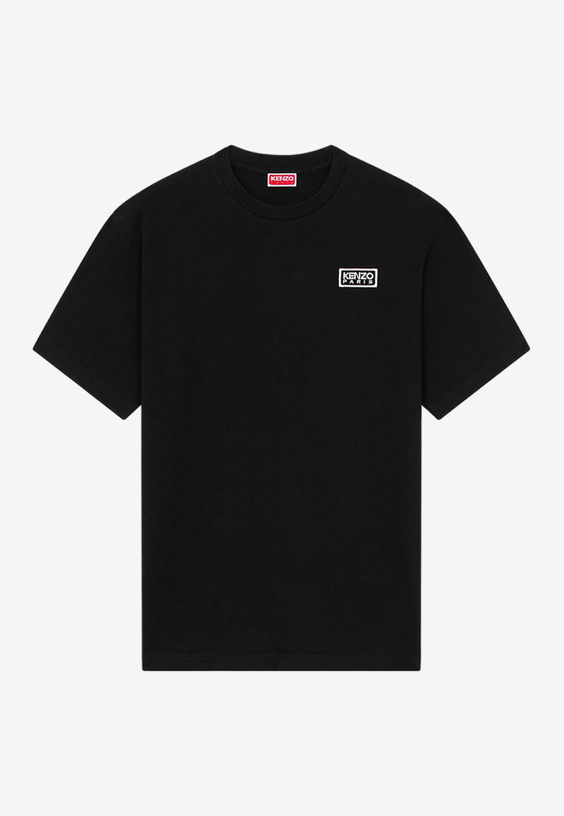 Kenzo Logo Embroidered Classic T-shirt Black FE55TS1844SGBLACK