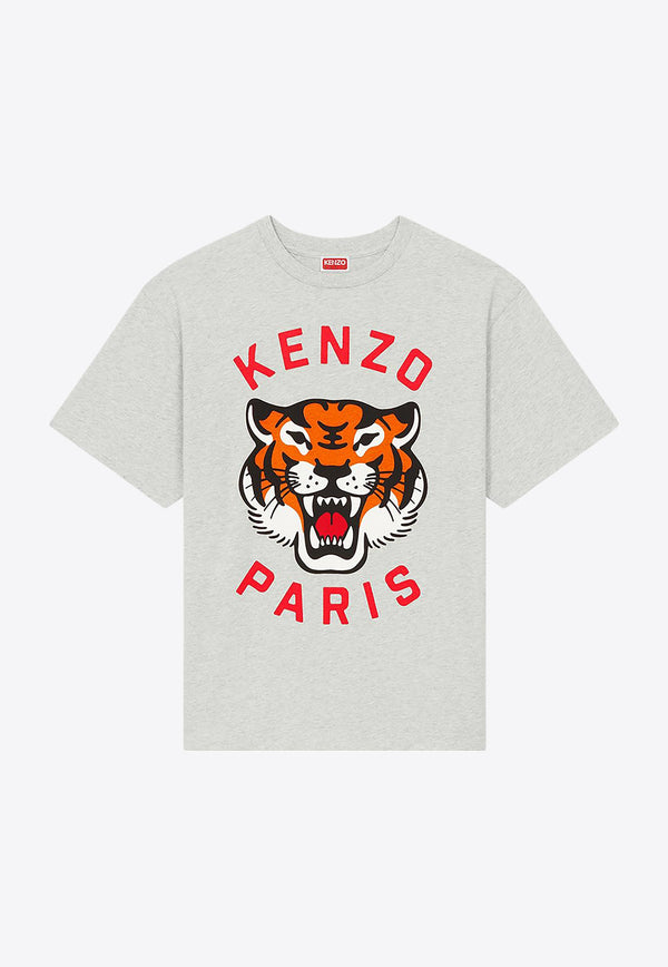 Kenzo Lucky Tiger Crewneck T-shirt FE58TS0064SGGREY