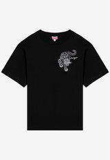 Kenzo Star Tiger Embroidered T-shirt Black FE65TS2964SICO/P_KENZO-99J