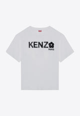 Kenzo Logo Print Short-Sleeved T-shirt FE65TS4724SGCO/P_KENZO-01 White