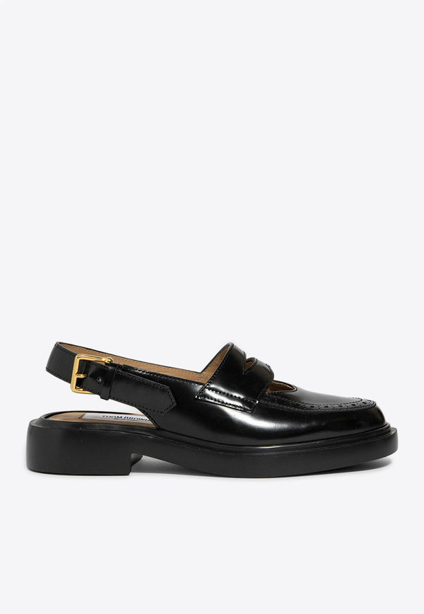 Thom Browne Leather Penny Loafers Black FFF172A_L0043_001