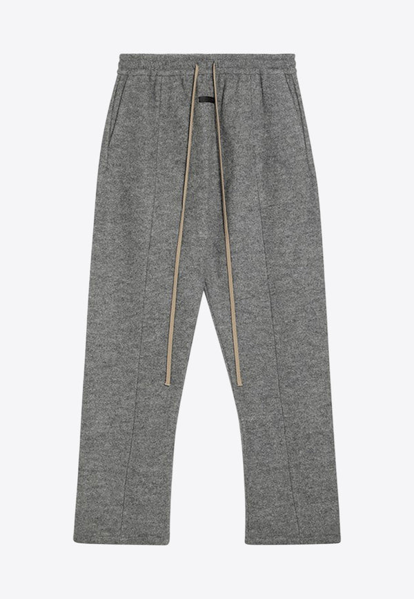 Fear Of God Logo Patch Wool Track Pants Gray FG24FW40-619BOW/P_FEARG-039