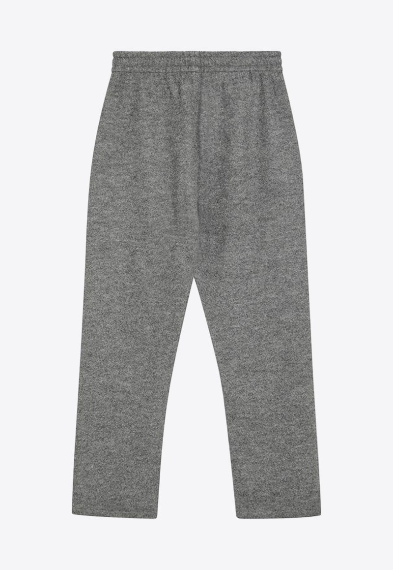 Fear Of God Logo Patch Wool Track Pants Gray FG24FW40-619BOW/P_FEARG-039