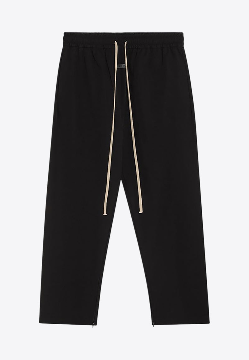 Fear Of God Logo Patch Drawstring Track Pants Black FG24FW40-684PON/P_FEARG-001