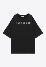 Fear Of God Logo Print Oversized T-shirt Black FG24FW50-10155LGHW/P_FEARG-001