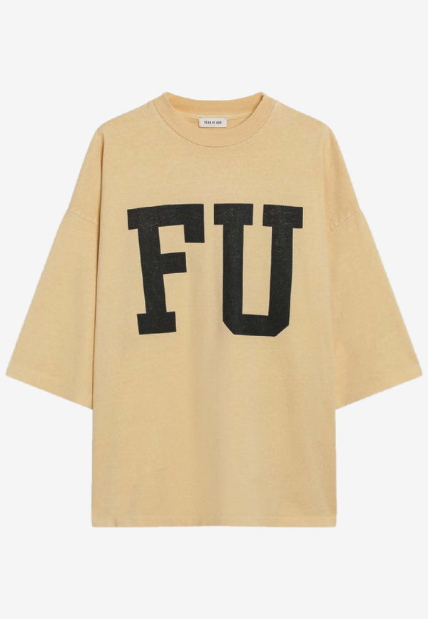 Fear Of God FU Print T-shirt Yellow FG25FW10-10310HWJ/R_FEARG-708
