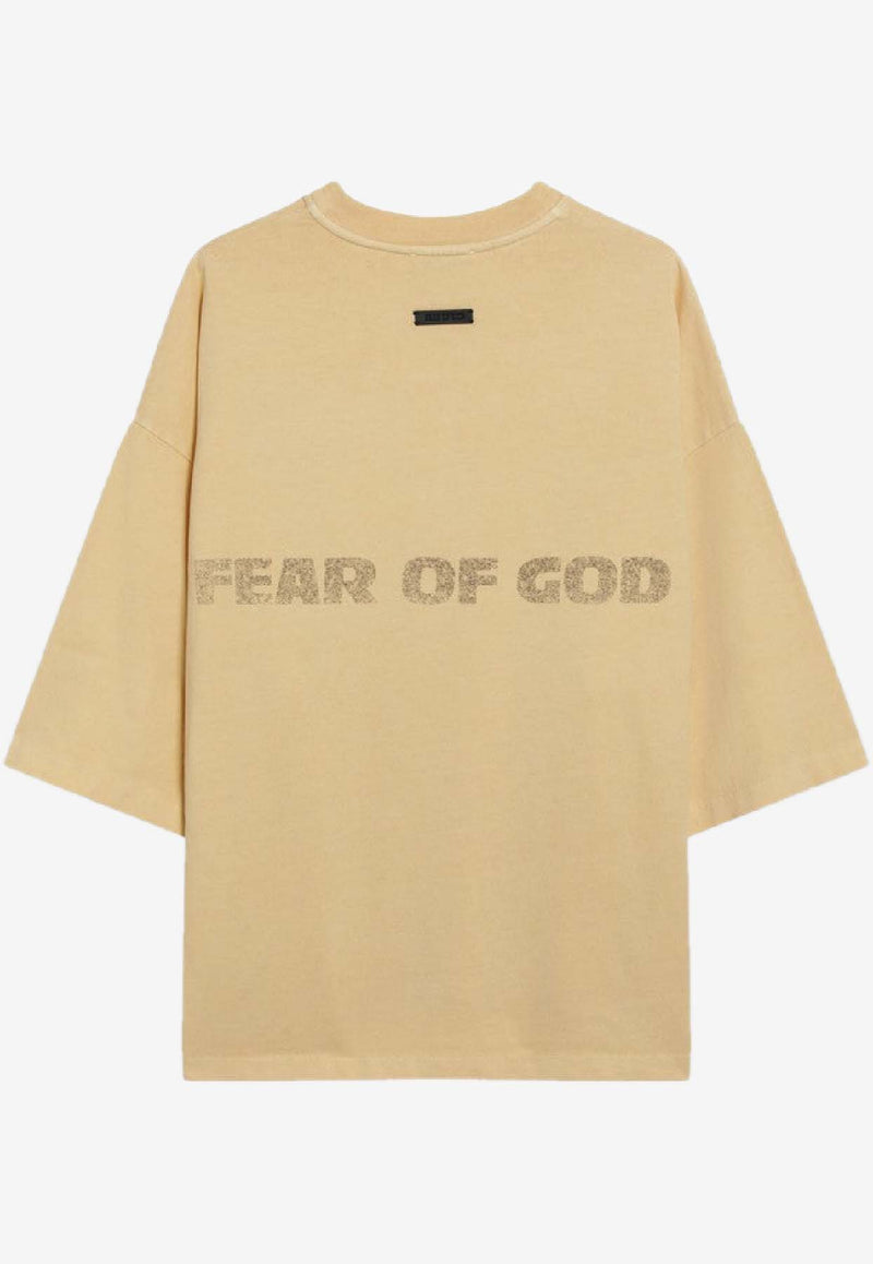 Fear Of God FU Print T-shirt Yellow FG25FW10-10310HWJ/R_FEARG-708