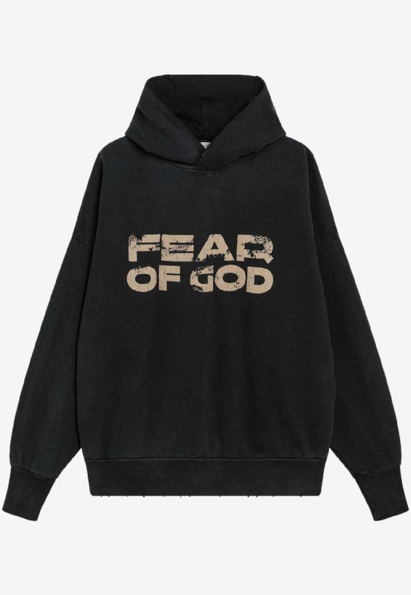 Fear Of God Logo Print Hooded Sweatshirt Black FG25FW12-12102BHF/R_FEARG-001
