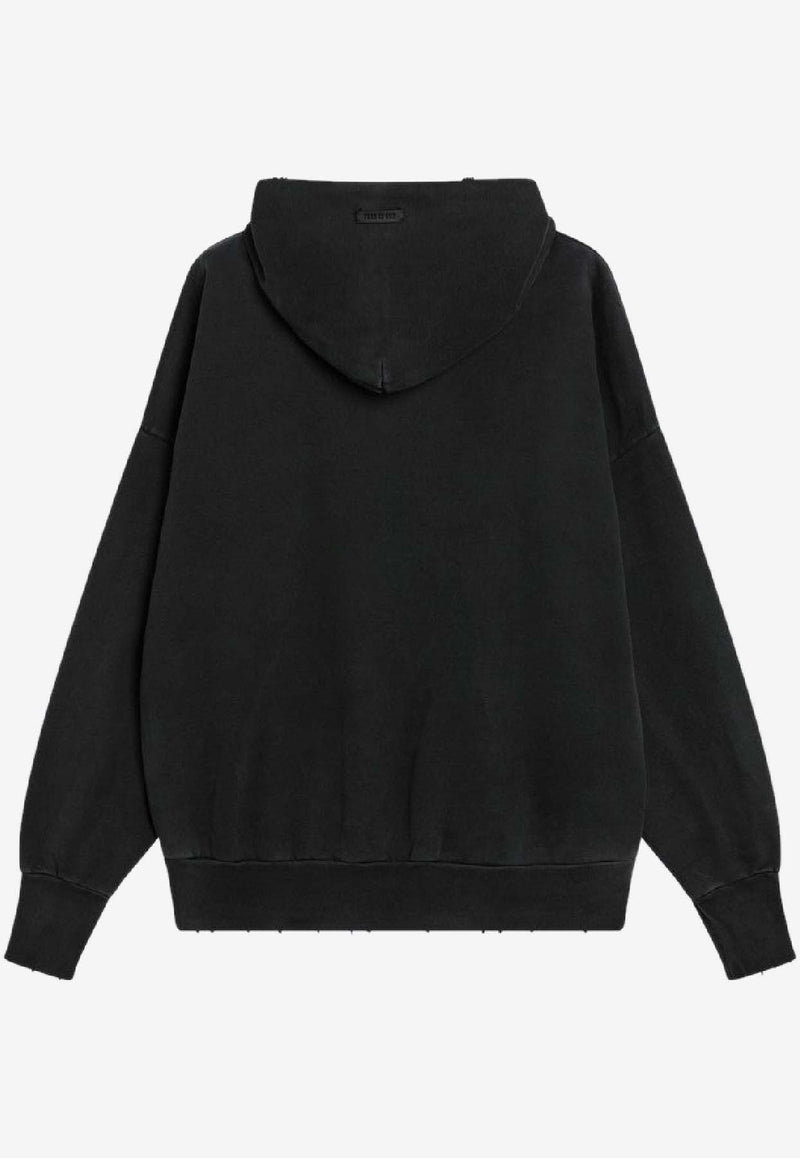 Fear Of God Logo Print Hooded Sweatshirt Black FG25FW12-12102BHF/R_FEARG-001