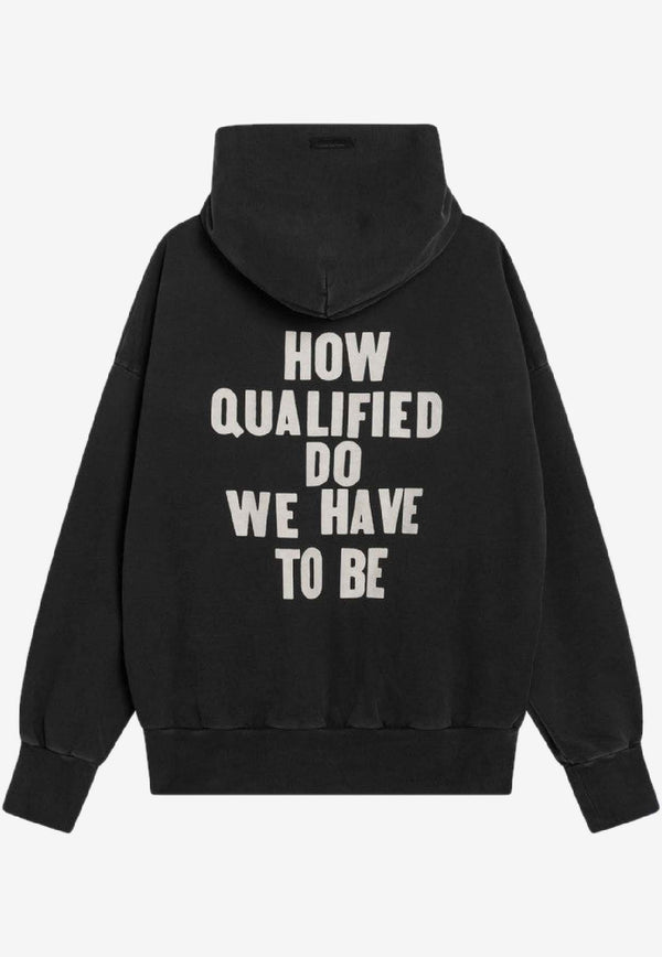 Fear Of God FU Vintage-Effect Hooded Sweatshirt Black FG25FW12-12104BHF/R_FEARG-001